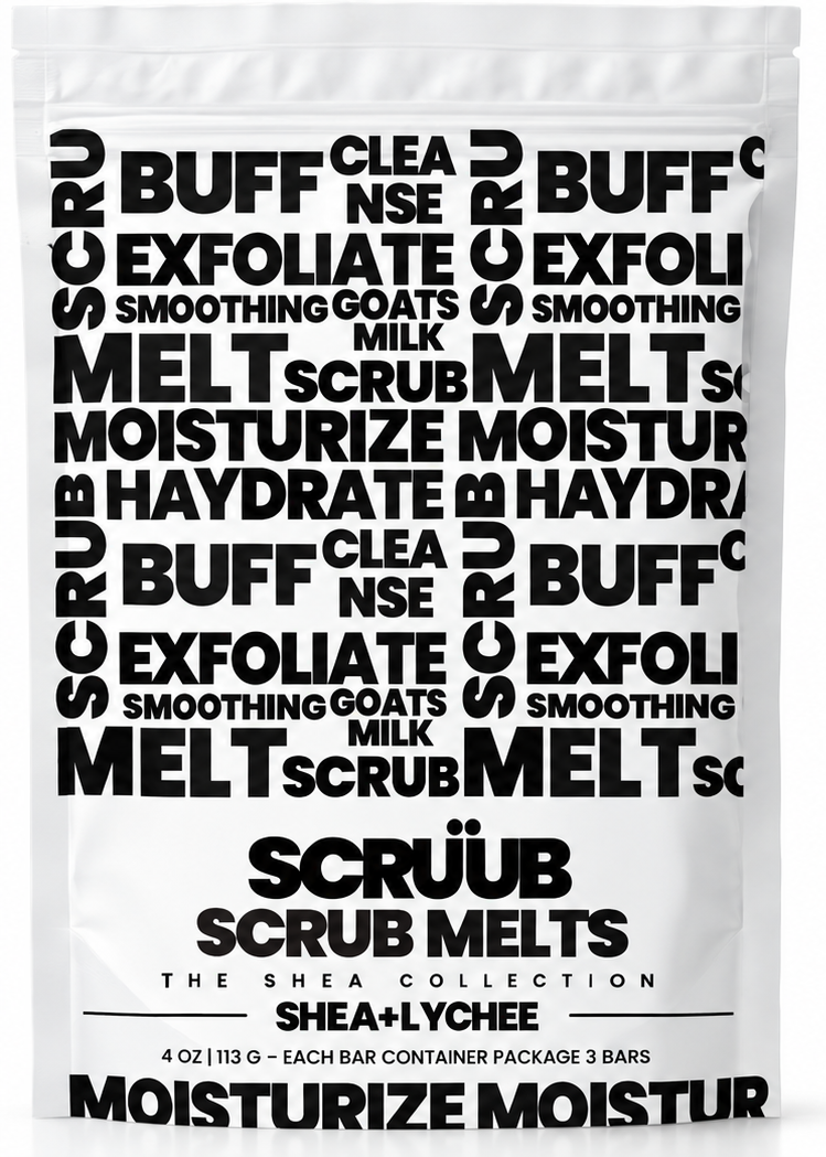 SHEA+LYCHEE SCRUB MELTS
