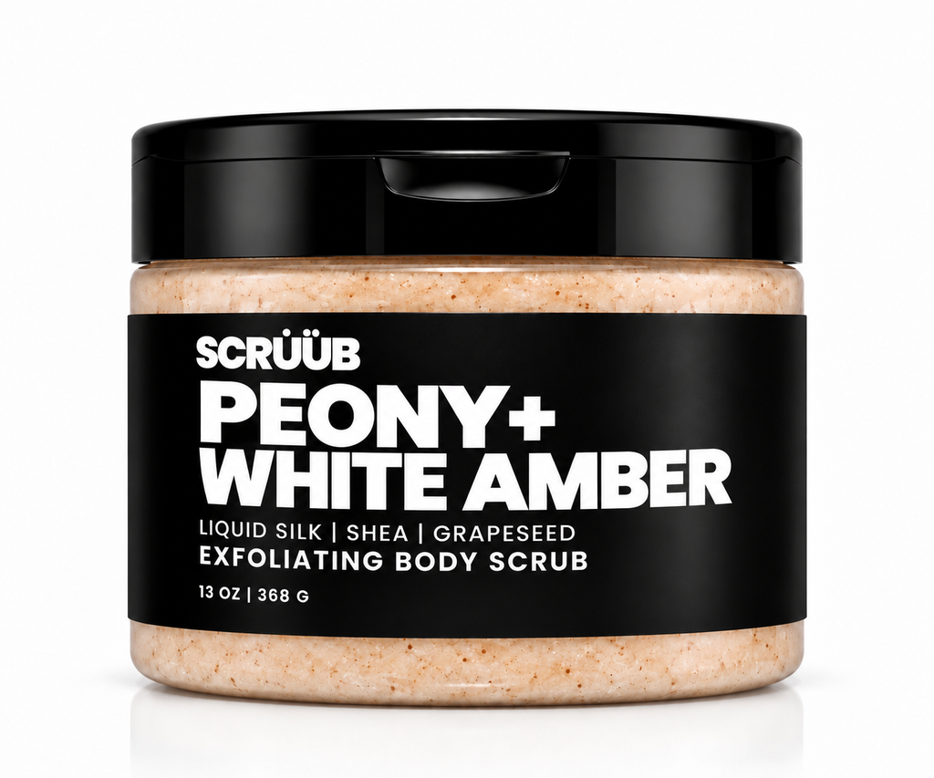 PEONY+WHITE AMBER BODY SCRUB