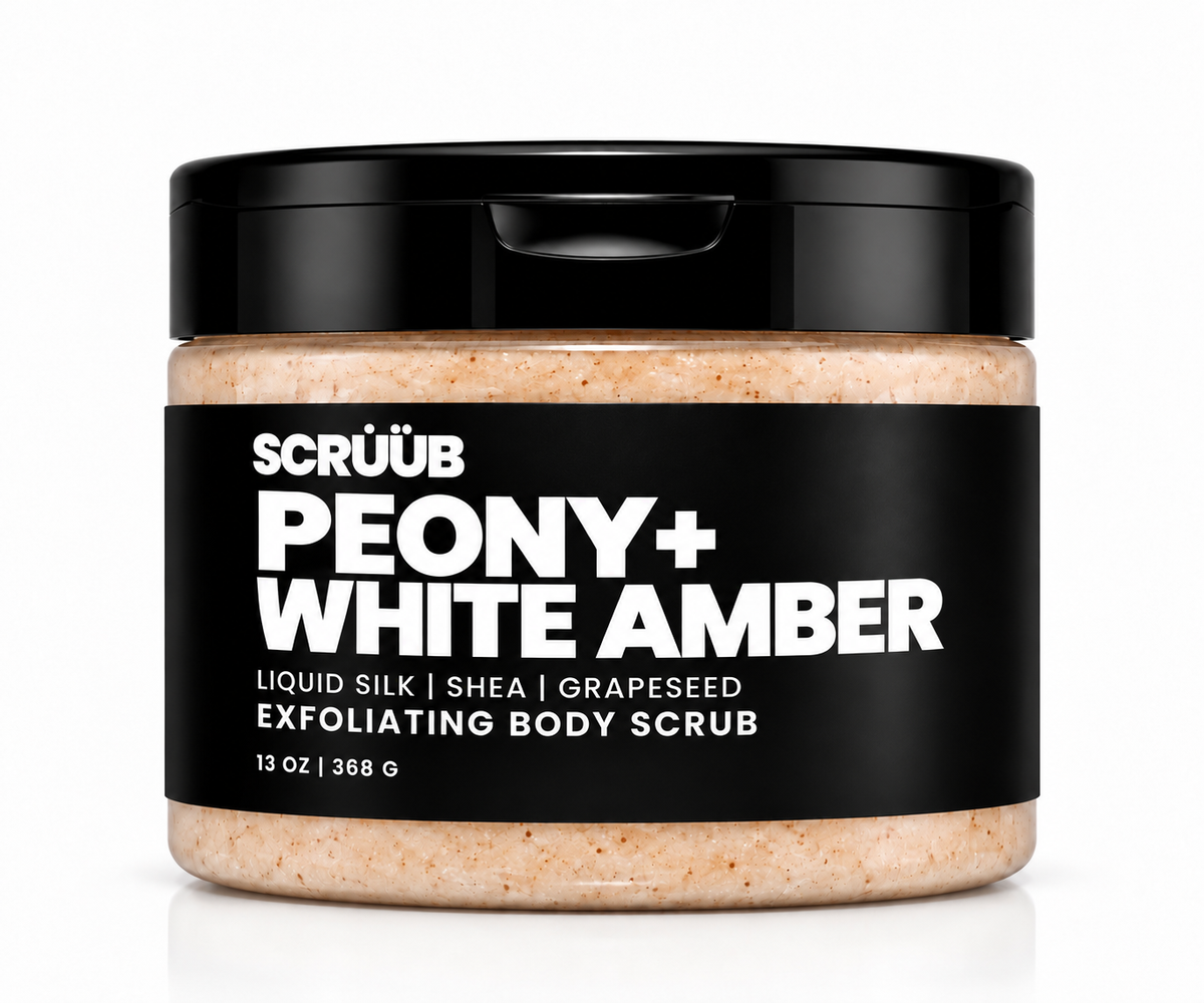 PEONY+WHITE AMBER BODY SCRUB